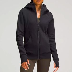 Lululemon full length scuba hoodie in black - size 2
